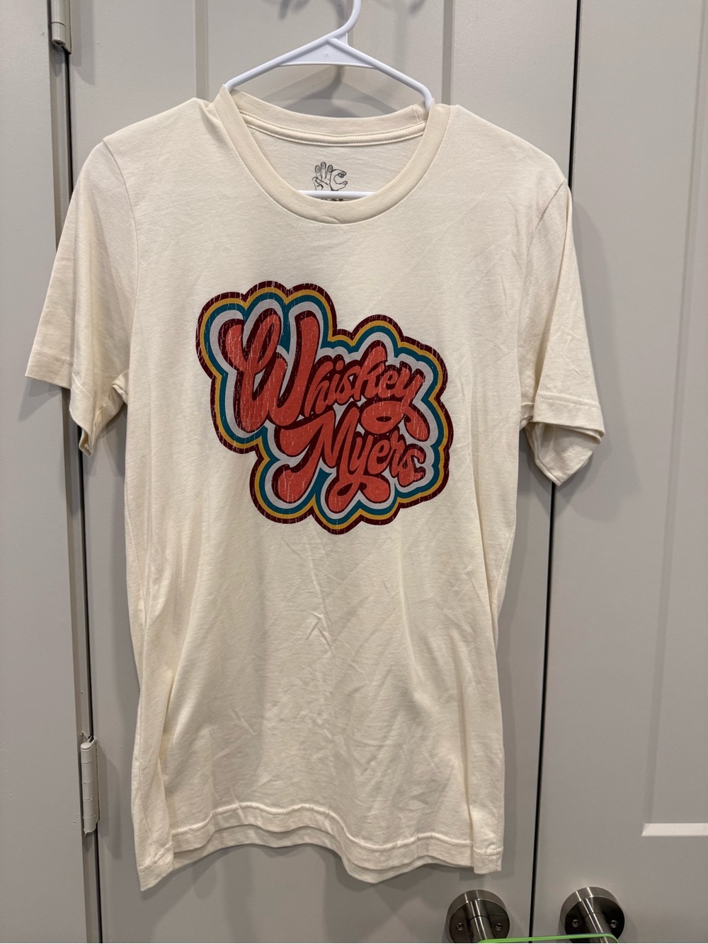 Whiskey Myers Cream Graphic Tee - Retro Logo